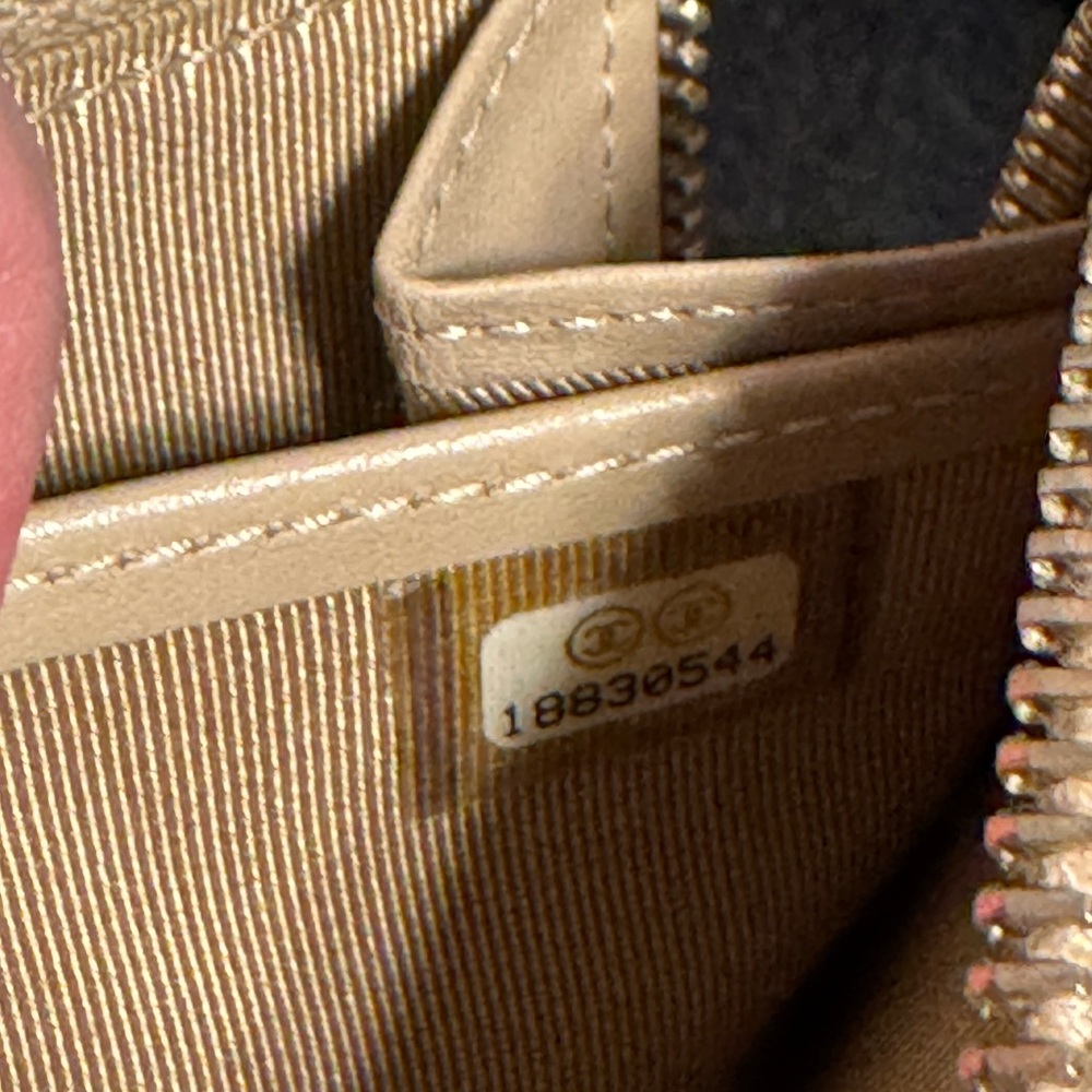 Chanel python zipper wallet - Picture 5 of 8